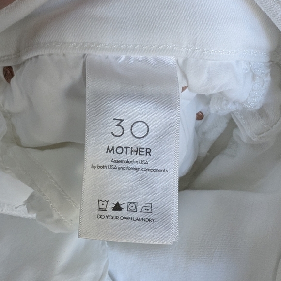 MOTHER Denim High Waisted Rascal Ankle Jeans Little Miss Innocent Stretch - Picture 9 of 12